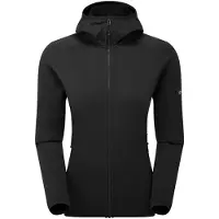 Montane F Protium Hoodie, fleecetrøje, dame, sort