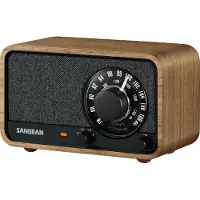Sangean WR-8 AM/FM/Bluetooth Radio Vintage Walnut - AM/FM - Mono - Valnød