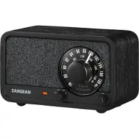Sangean WR-8 AM/FM/Bluetooth Radio Midnight Oak - AM/FM - Mono - Eg/sort