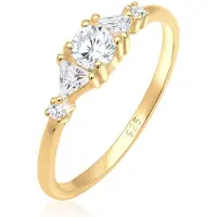 Elli PREMIUM Ring guld / transparent