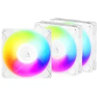 Arctic Cooling ARCTIC P14 Pro Reverse A-RGB - Indsats med blæser - 140 mm - hvid (pakke med 3)