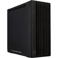 Asus ProArt PA602 - Wood Edition - mid tower - udvidet ATX - ingen strømforsyning - sort - USB/Lyd