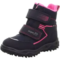 Superfit Snowboots 'HUSKY' navy / sølvgrå / fuchsia