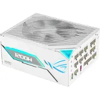 Asus ROG THOR 1200W Platinum III White (ROG Equalizer) Strømforsyning - 1200 Watt - ATX 3.1 - 80 Plus Platinum certified