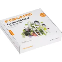 Fiskars Functional Form 24 Pieces Matt Steel Bestiksæt