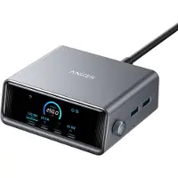 Anker Prime-Oplader (250 W, 6 Porte GaNPrime) - Sølv