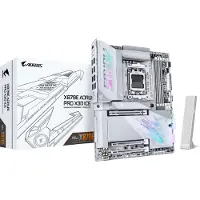 Gigabyte X870E AORUS PRO X3D ICE Bundkort - AMD X870E - AMD AM5 - DDR5 RAM - ATX