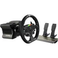 Moza R5 Bundle - Rat og pedalsæt - kablet - sort - for PC