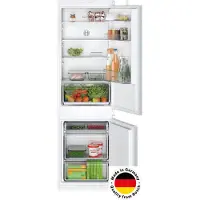 Bosch Serie | 2 KIV865SE0 - Køleskab/fryser - bund-fryser - til indbygning - niche - bredde: 56 cm - dybde: 55 cm - højde: 177.5 cm - 267 liter - Klasse E