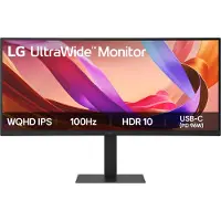 LG 34" UltraWide 34U650A-B - 3440x1440 (UWQHD) - 100Hz - IPS - 96W USB-C - KVM switch
