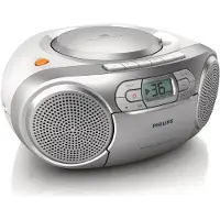 Philips AZ127 - Boombox - 2 Watt - sølv