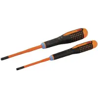 Bahco Izoliuotų atsuktuvų rinkinys ERGO Combi slim 2 vnt - SL5/PZ1 SL6/PZ2 - 1000V VDE