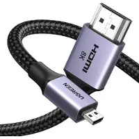 UGREEN HDMI Micro til HDMI-kabel 2 m sort (15517)
