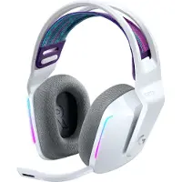 Logitech G G733 LIGHTSPEED Wireless RGB Gaming Headset - Headset - fuld størrelse - 2,4 GHz - trådløs - hvid