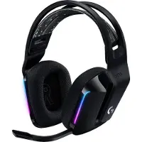 Logitech G G733 LIGHTSPEED Wireless RGB Gaming Headset - Headset - fuld størrelse - 2,4 GHz - trådløs - sort