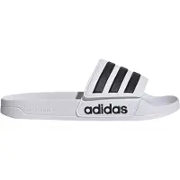 Adidas Pantoletter 'Adilette' sort / hvid