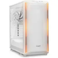 Be quiet! Dark Base 701 - Midi-tårn - udvidet ATX - sidepanel med vindue (hærdet glas) - ingen strømforsyning (ATX / PS/2) - hvid - USB/Lyd