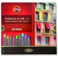 Koh-I-Noor Koh I Noor pastelkridt/pastelstifter - 24 farver Toison