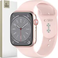 Tech-Protect SILIKONE APPLE WATCH 6 / 7 / 8 / 9 / 10 / SE (40 / 41 / 42 MM) LYSEPink