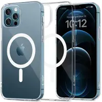 Tech-Protect iPhone 12/12 Pro FlexAir Magnetisk TPU Cover - klar