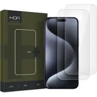 Hofi iPhone 16 Pro Premium Pro+ Skærmbeskyttelse Hærdet Glas - 9H - 2 Stk. - Gennemsigtig