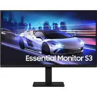 Samsung Essential S3 S24F324GAU - S32GF Series - LED-skærm - 24 - 1920 x 1080 Full HD (1080p) @ 120 Hz - IPS - 250 cd/m² - 1000:1 - 5 ms - 2xHDMI -