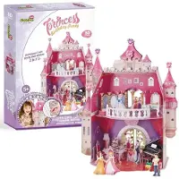 Puzzle 3D Cubic Fun KUBISK SJOVT PUSLESPIL 3D Prinsesse Fødselsdagsfest 95 ELEMENTER - E1622h
