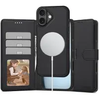 Tech-Protect Wallet MagSafe-etui til iPhone 17 - mat sort