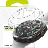 Ringke Slim & Tempered Glass Case + Glass Set til Samsung Galaxy Watch Ultra 47mm - Transparent