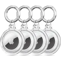 Tech-Protect Apple AirTag 1/2 Icon 4-pak etui - klar