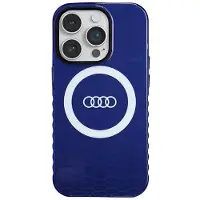 Audi IML Big Logo MagSafe-etui til iPhone 14 Pro - blå