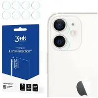 3MK Hybrid iPhone 12 Kamera Linse Hærdet Glas - 4 Stk.