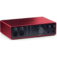 Focusrite Scarlett 16i16, Desktop, Rød, Sort, USB Type-C, 16 dBu, 3 ohm (O), 24-bit/192kHz