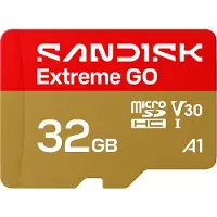 SanDisk Extreme Go - Flashhukommelseskort - 32 GB - A1 / Video Class V30 / UHS-I U3 - microSDHC UHS-I