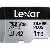 Lexar Professional SILVER PLUS - Flashhukommelseskort - 1 TB - A2 / Video Class V30 / UHS-I U3 - microSDXC UHS-I