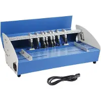 Vevor 20,5" 520 mm elektrisk rillemaskine 3 i 1 papirrillemaskine perforering rillemaskine kraftig metal elektrisk rillemaskine til papir, kort, bogrillemaskine