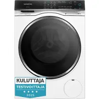 Siemens iQ700 WN54C2A0DN - Vaske-/ tørremaskine - Wi-Fi - Niche - bredde: 60 cm - højde: 85 cm - frontbetjening - 65 liter - 10.5 kg - 1400 rpm - hvid