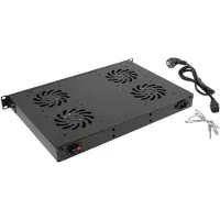 Lanberg VENTILATIONSPANEL 1U LCD 19 4 VENTILATOR