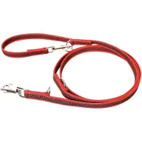 Julius-K9 K9 C&G dressurline, rød/grå 20mm/2,2m