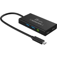 J5CREATE JVA01-N - Videooptagelsesadapter - USB-C 3.2 Gen 1 - sort