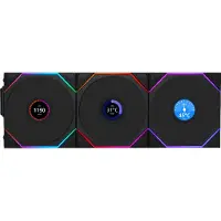 Lian Li Unifan Tl-lcd Wireless Reverse Blæser 120 Mm 3 Enheder