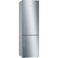 Bosch Serie | 6 KGE398IBP - Køleskab/fryser - bund-fryser - bredde: 60 cm - dybde: 65 cm - højde: 201 cm - 343 liter - Klasse B - rustfrit stål