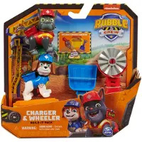 Rubble & Crew Legetøj - Charger & Wheeler m. Kinetisk Sand - - OneSize - Kinetisk sand