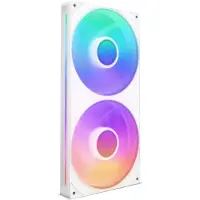 NZXT F Series F280 RGB Core - Enkeltramme-blæserenhed - 140 mm - hvidmatteret