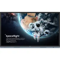 BenQ Board Master RM7504 - 75 Diagonal klasse RM04 Series LED-bagbelyst LCD paneldisplay - undervisning - med indbygget interaktivt whiteboard, berø
