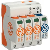 Obo Bettermann Transientbeskyttelse V50 3-polet+NPE, 280V, type 1+2