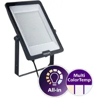 Signify Philips Ledinaire Projektør Stor All-in BVP169 24000lm/830-840-865 200W IP65 Symmetrisk
