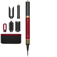 Dyson Airwrap Co-anda2x multi-styler og hårtørrer - Straight+Wavy (Red Velvet/Gold)