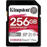 Kingston Canvas React Plus V60 SD - 280MB/s - 256GB
