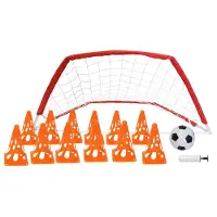 Masterkleer Master træningssæt til fodbold – kegler + mål 122 x 61 x 61 cm